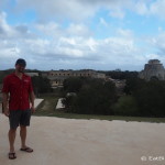 Views from the Governor's Palace,  Uxmal, Yucatan, Mexico