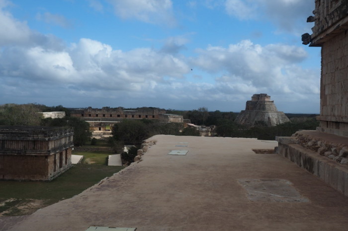 Mexican Road Trip - Views from the  Governor's Palace,  Uxmal, Yucatan, Mexico 