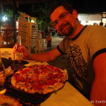 Pizza at Don Mucho's, El Pachan, Chiapas, Mexico