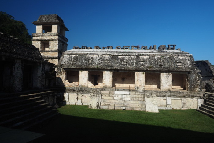 Mexican Road Trip - The Palace and tower, Palenque, Chiapas, Mexico