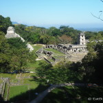 Stunning Palenque, viewed from the Temple of the Cross, Palenque, Chiapas, Mexico