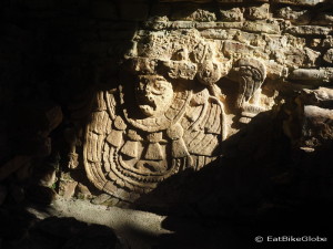 Interesting carving, Palenque, Chiapas, Mexico