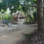 View of the pool and kitchen at The Yucatan Mayan Retreat Eco-Hotel and Camping,  Yokdzonot, Yucatan, Mexico