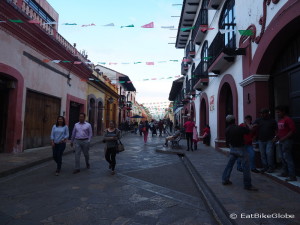 The beautiful streets of  San Cristóbal de las Casas, Chiapas, Mexico