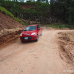 The road conditions were sometimes a little rough along the Carretera Fronteriza on our way back to Palenque, Chiapas, Mexico