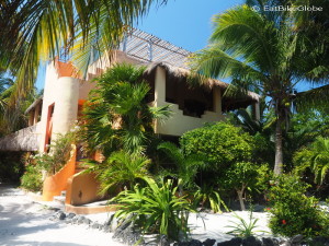 We LOVED this place! This was our villa (on the top floor!!!) Mayan Beach Garden, near Mahahual, Quintana Roo, Mexico
