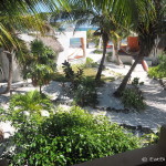 The view from our balcony! Mayan Beach Garden, near Mahahual, Quintana Roo, Mexico