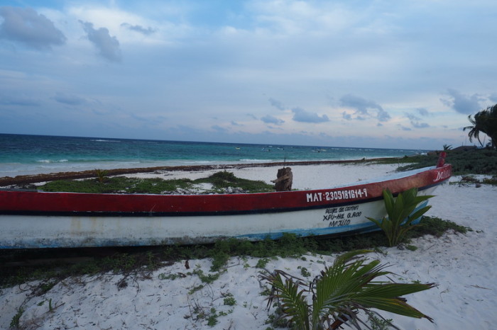 Mexican Road Trip - Beautiful beach on the Caribean Coast near Playa Del Carmen, Quintana Roo, Mexico