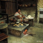 You can watch the ladies preparing fresh tortillas at Kinich Restaurant