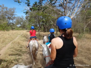 Our One Day Adventure Tour started with horse riding, Rincón de la Vieja, Guanacaste, Costa Rica