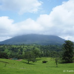 Volcano Arenal covered in clouds, Costa Rica