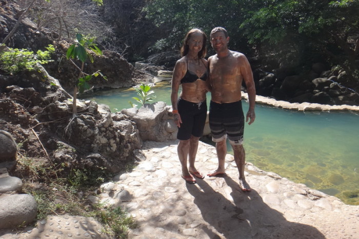 Costa Rica - The tour concluded with Volcanic mud bath and thermal hot springs at Rio Negro