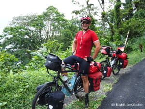 Cycling around Laguna de Arenal to Nuevo Arenal, Costa Rica