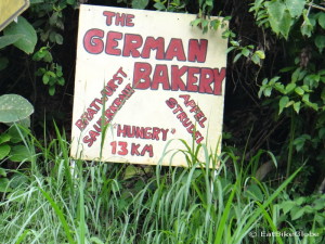 This was a very welcome sign for hungry cyclists!!
