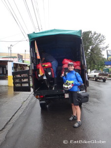 Our "taxi" to Tilaran, Costa Rica!