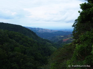 The view from our hostel, Santa Elena (Monteverde), Costa Rica