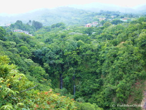 The view from our hostel, Santa Elena (Monteverde), Costa Rica