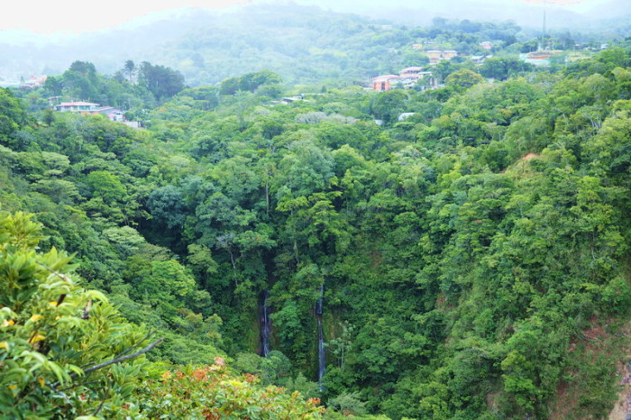 Costa Rica - The view from our hostel, Santa Elena (Monteverde), Costa Rica
