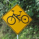 Look out for cyclists! Colombia is super bike friendly