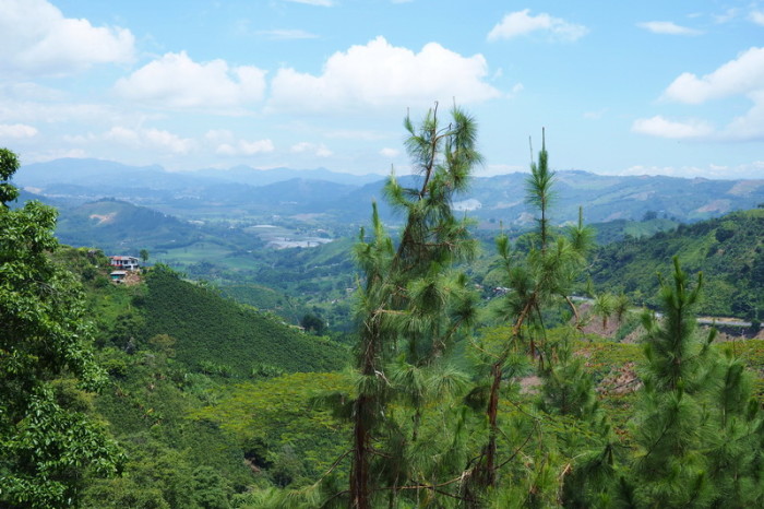 Colombia - Views on the climb up to Manizales