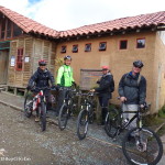 The boys ready to hit the downhill, Nevado del Ruiz, near Manizales