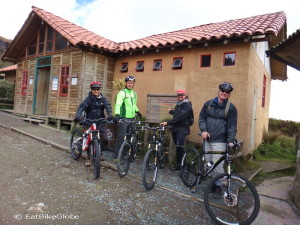 The boys ready to hit the downhill, Nevado del Ruiz, near Manizales