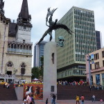 The Bolivar-Condor statue, Plaza de Bolívar, Manizales