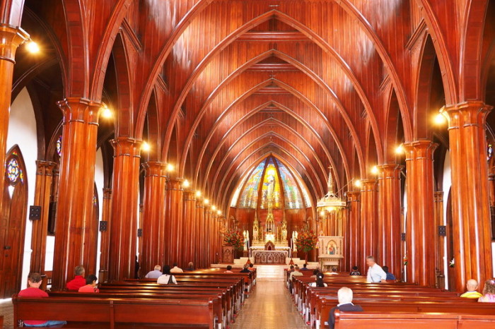 Colombia - Inside the Iglesia de la Inmaculada concepcion, Manizales