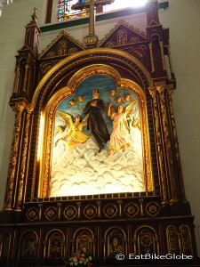 Inside the Señor de los Milagros Basilica, Buga