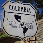 For safety, we followed the Pan American Highway through Colombia