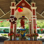 Well kept roadside shrine on the way to El Bordo