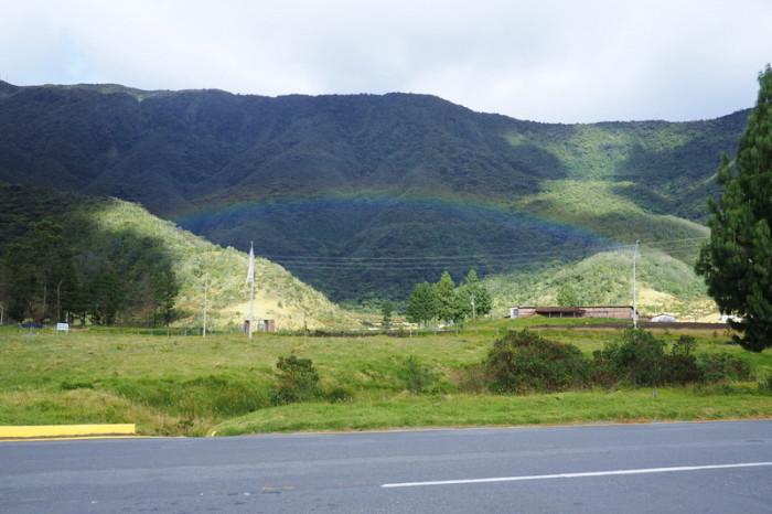 Colombia - We saw this lovely rainbow on our way to Pasto