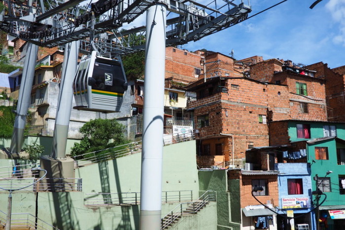 Colombia - Medellin's amazing cable car, Medellin