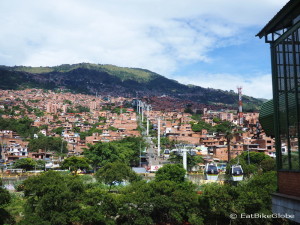 Medellin's amazing cable car, Medellin