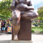 One of the fabulous sculptures by Colombian artist Fernando Botero, Plaza Botero, Medellin