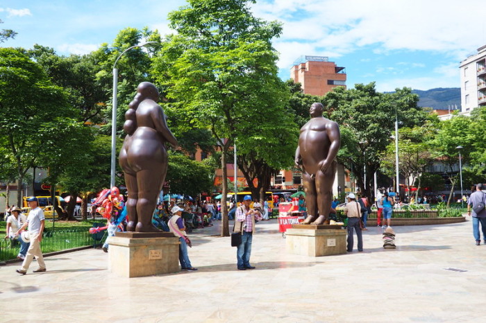 Colombia - More wonderful sculptures by Fernando Botero, Plaza Botero, Medellin