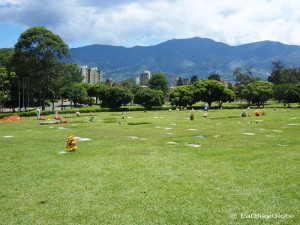 The cemetery where Pablo Escobar is buried, Medellin