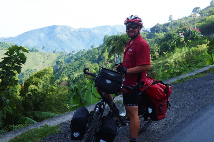 Colombia - Views on our descent from the Alto de Minas pass