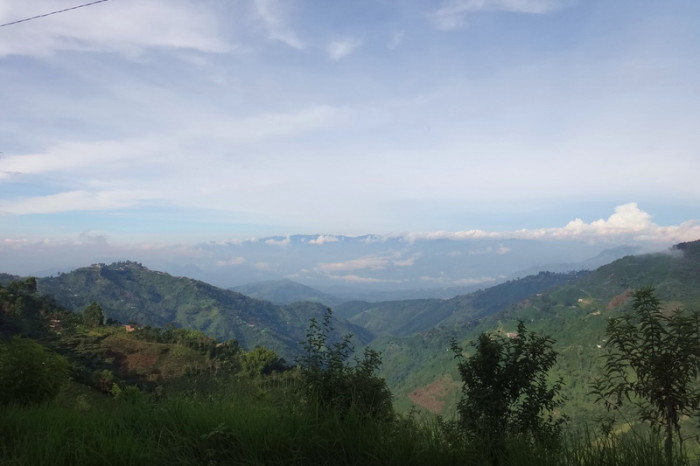 Colombia - Views on our descent from the Alto de Minas pass