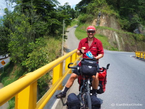 David on the way up to Manizales