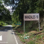 On our way to Manizales - it was pretty much uphill for 18kms from here!