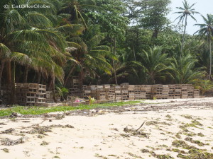 Lobster traps, Little Corn Island, Nicaragua