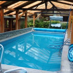 The indoor pool at Hacienda El Hato