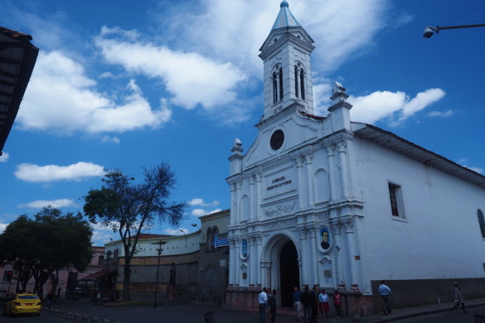 Ecuador - One of the many lovely churches in Cuenca