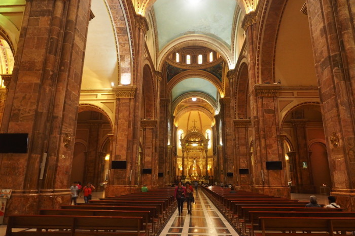 Ecuador - Inside the Catedral de la Inmaculada Conception, Cuenca