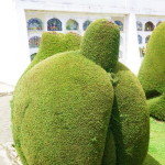 The topiary art was very detailed!