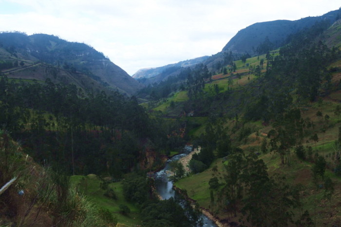 Ecuador - Beautiful views on the climb up to Saraguro