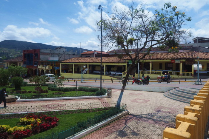 Ecuador - The main square in Saraguro