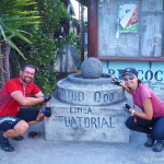 At the equator monument