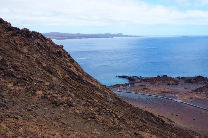 Galapagos - Views while climbing Bartolome Island 
